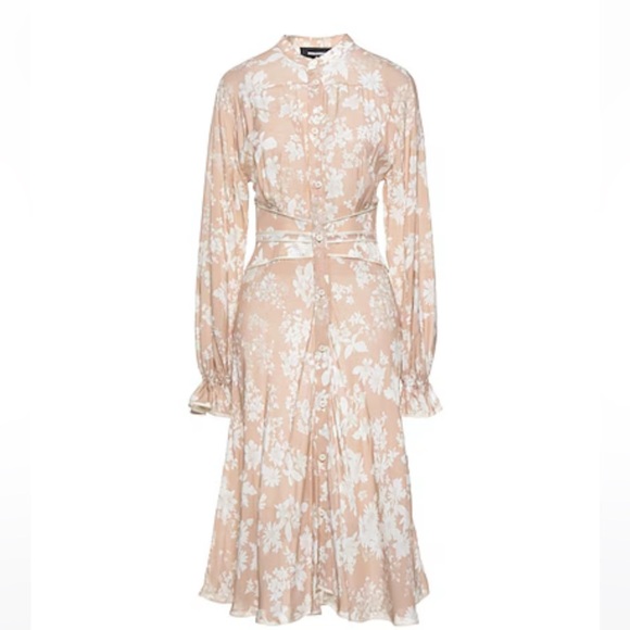 DSQUARED Blossom Midi Dress NWOT - Picture 3 of 5
